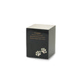 Monumental Memorials Pet Paws Pearl Inlay Black Cremation Urn - Small