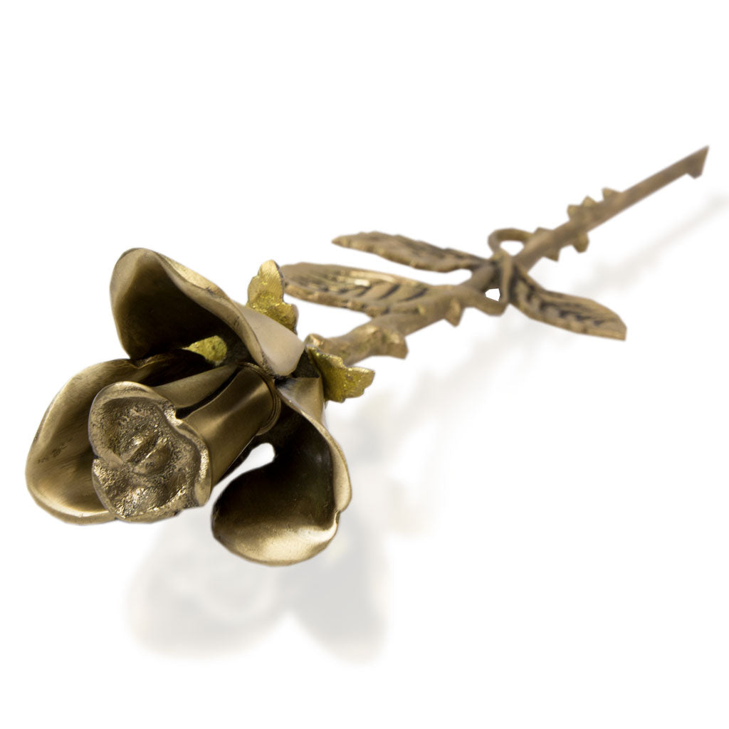 Bronze Rose Stem Cremation Urn Keepsake