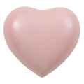 Infant pink heart cremation urn 
