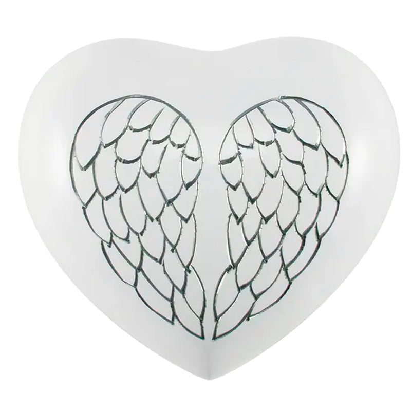 Arielle Heart Angel Wings Cremation Urn Keepsake
