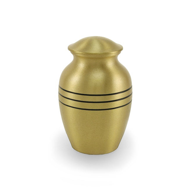 Classic Bronze Cremation Urn - Extra Small 40 cubic inches