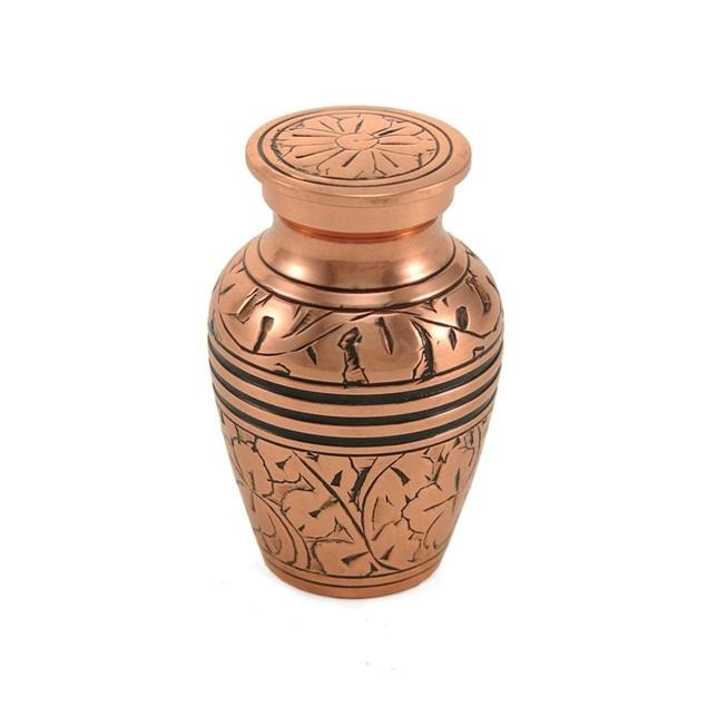 Copper Oak Cremation urn Keepsake