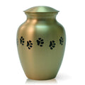 Bronze Paw print Cremation Urn - Medium