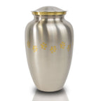 Pewter Paw Cremation Urn - Large
