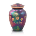 Raku Paw print pet Cremation Urn - Medium