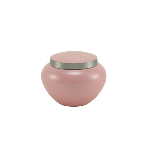 Pink mini odyssey pet cremation urn