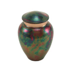 Raku keepsake cremation urn