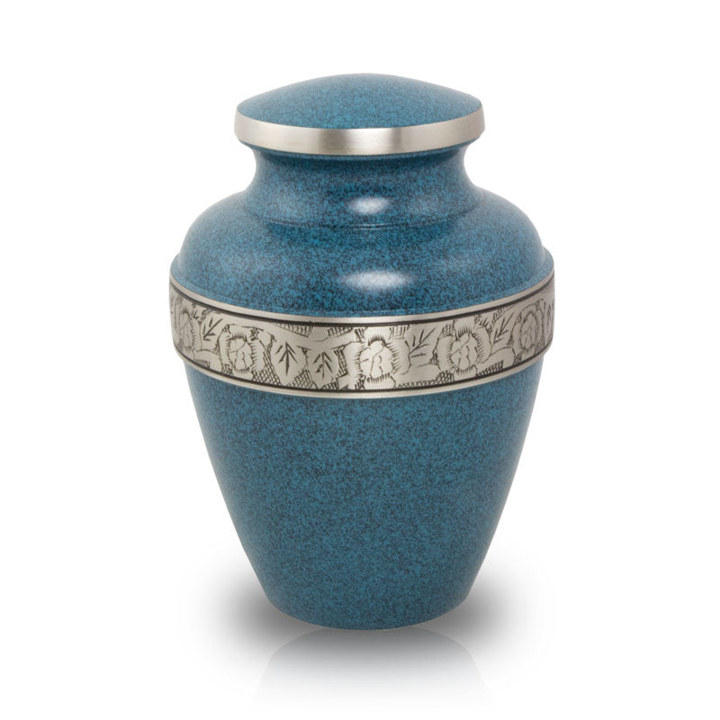 Evening Blue Avalon Cremation Urn - 125 cubic inches