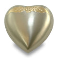 Avalon pewter floral cremation urn keepsake heart