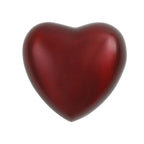 Crimson cremation urn keepsake heart