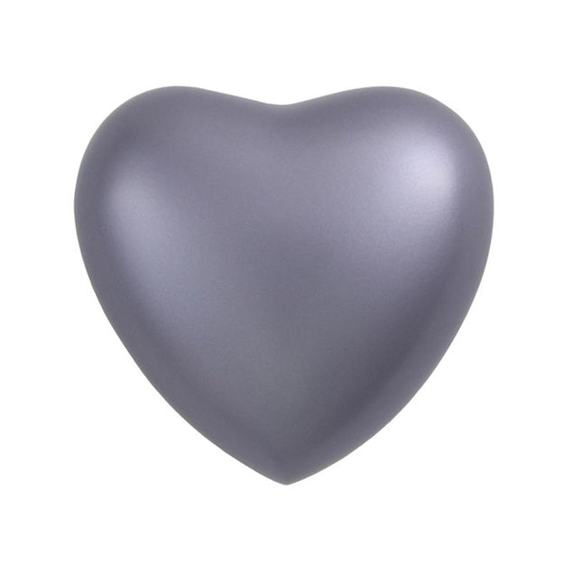 Lineas starlight blue gray periwinkle cremation urn keepsake heart