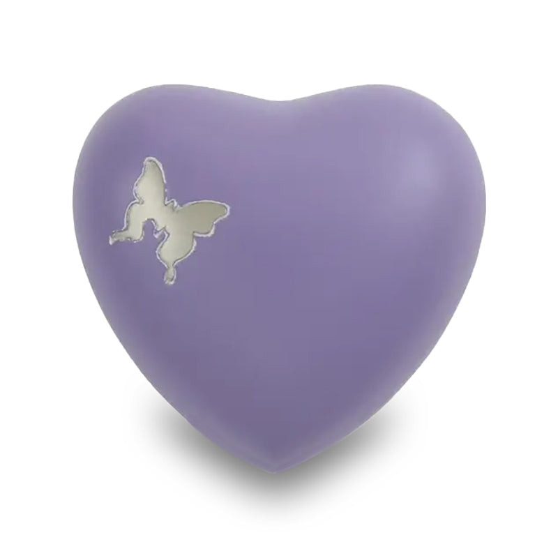 purple butterfly cremation urn keepsake