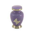 Aria butterfly purple keepsake cremation urn