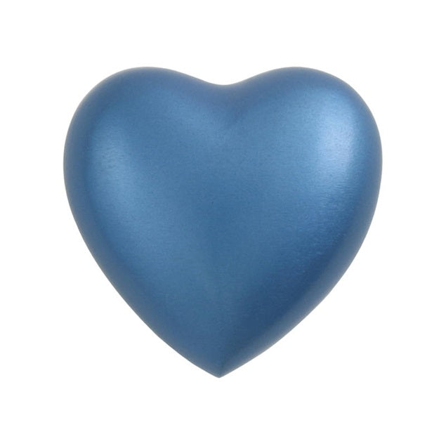 Monterey blue cremation urn keepsake heart