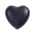 Purple monterey heart cremation urn keepsake