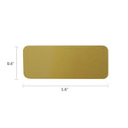 6505 Metal Plate Small Bronze Finish2