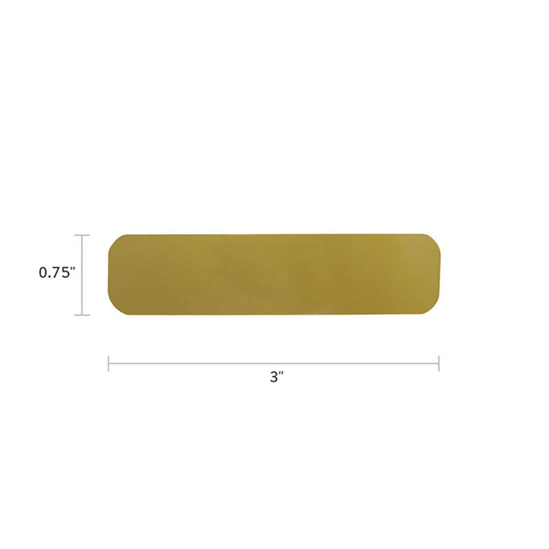 6507 Metal Plate large Bronze Finish2
