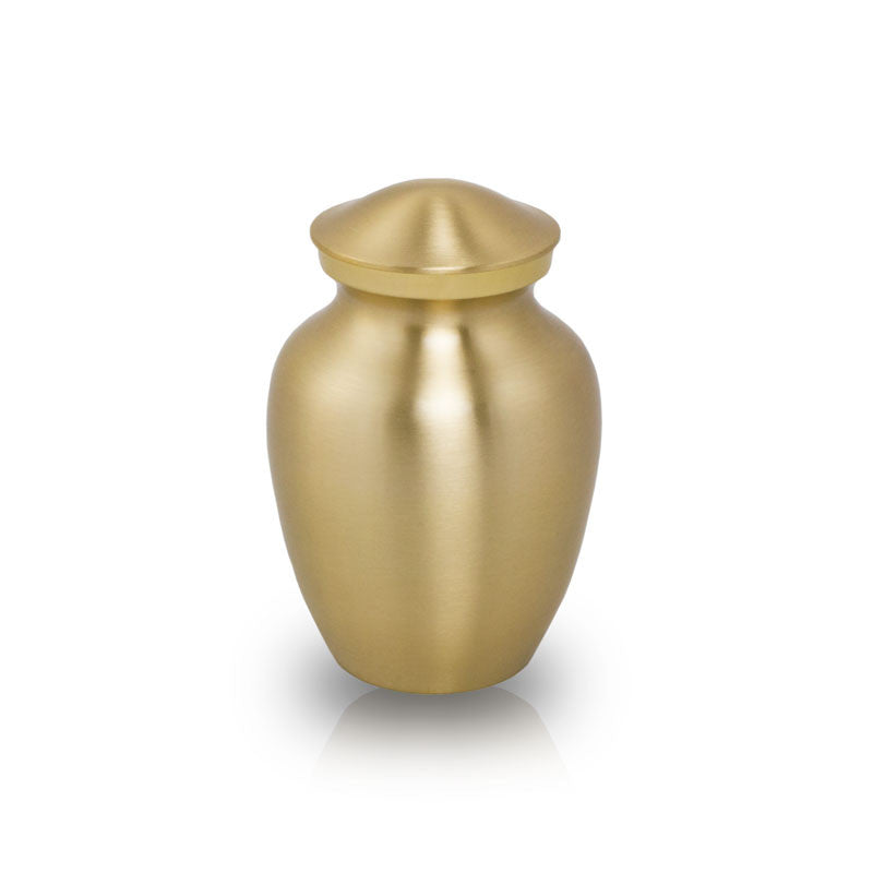 Classic Brass Pet Urn - Petite