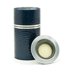 Blue Legacy Candle Keepsake Lid off