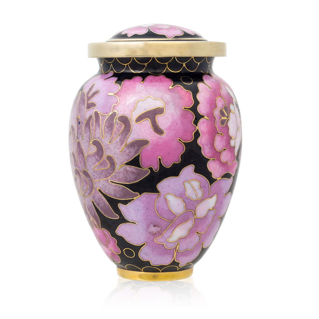 Cloisonne Blush Cremation Urn Keepsake