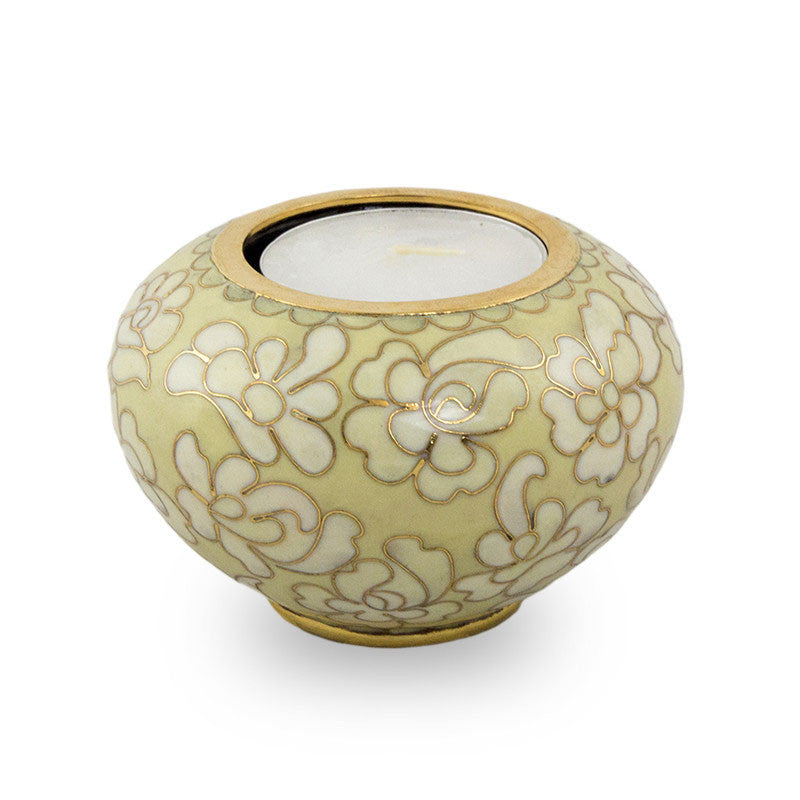 Cloisonne Keepsake Candle Holder - Opal