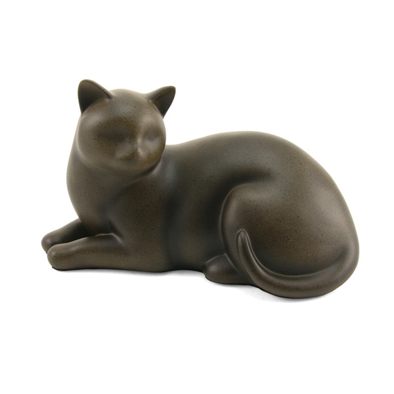 Cozy Cat Cremation Urn - Sable
