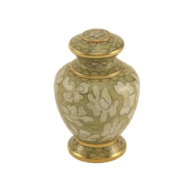 Opal cremation urn keepsake cloisonne