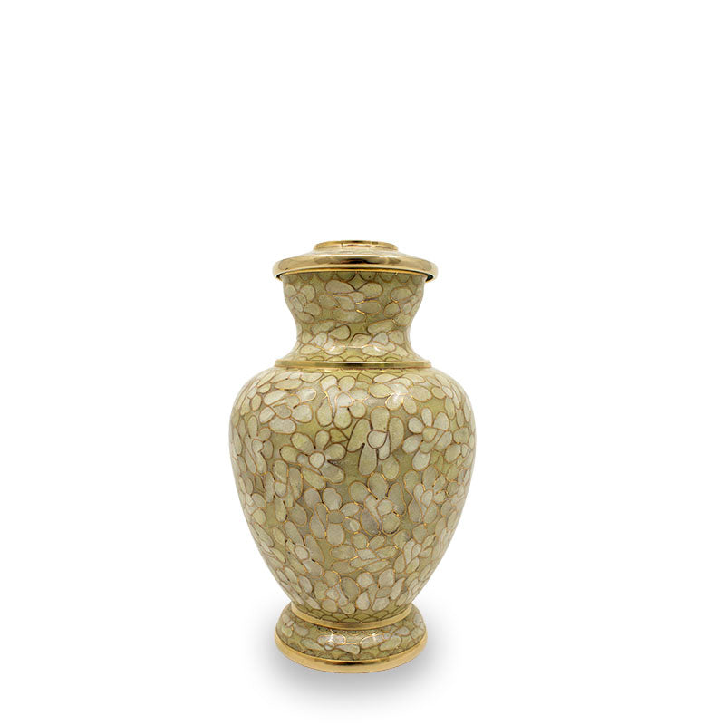 opal cloisonne cremation urn