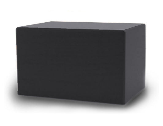 Graphite cremation urn box