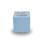 Baby Blue Teddy Bear Infant Cube cremation Urn