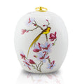 Golden Bird Ceramic cremation Urn - Adult