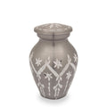 Garland drop pewter keepsake cremation urn