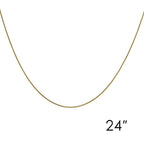 Gold plated 24 inch chain