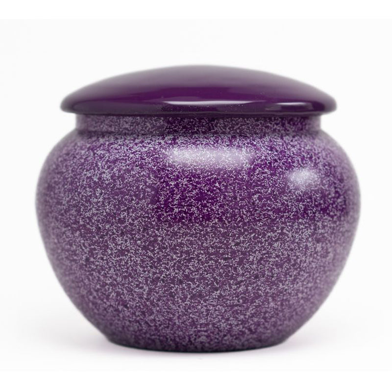 Purple Midnight Sky Alloy Urn - 80 cubic inch Cremation Urn