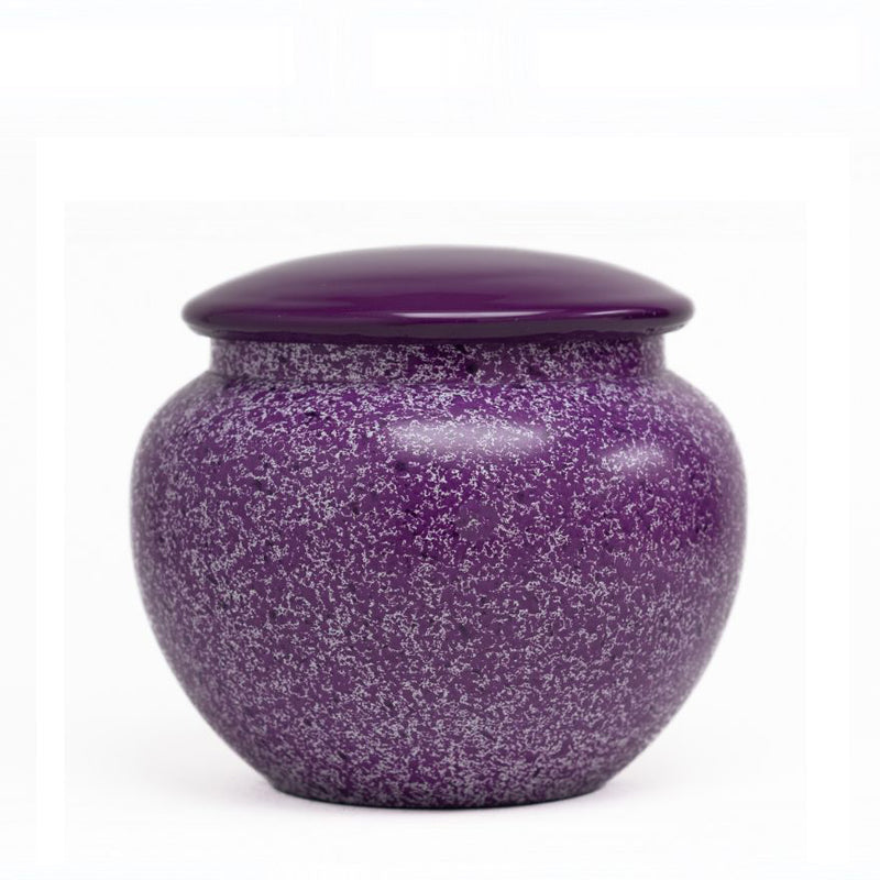Purple Midnight  Sky Alloy Urn - 50 cubic inch capacity Cremation Urn