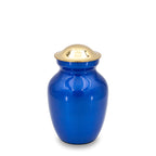 Ocean blue cremation urn 45
