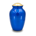 Ocean blue cremation urn 125