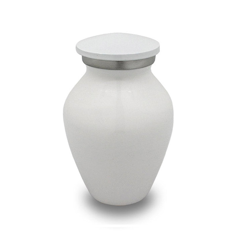 White Cremation Urn Keepsake