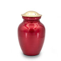 Deep red cremation urn 85
