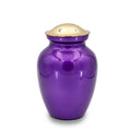 Deep purple cremation urn 85