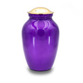 Deep purple cremation urn 125