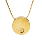 Paw Prints Cremation Necklace - Bronze