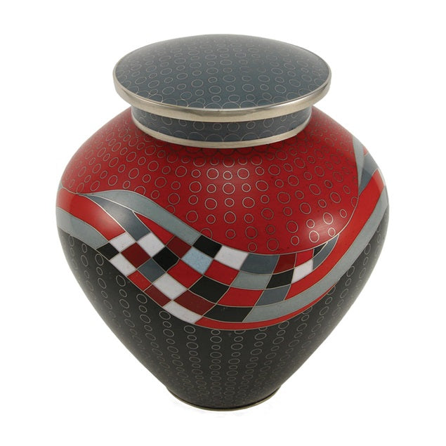 Opulence Red Full Size cremation Urn