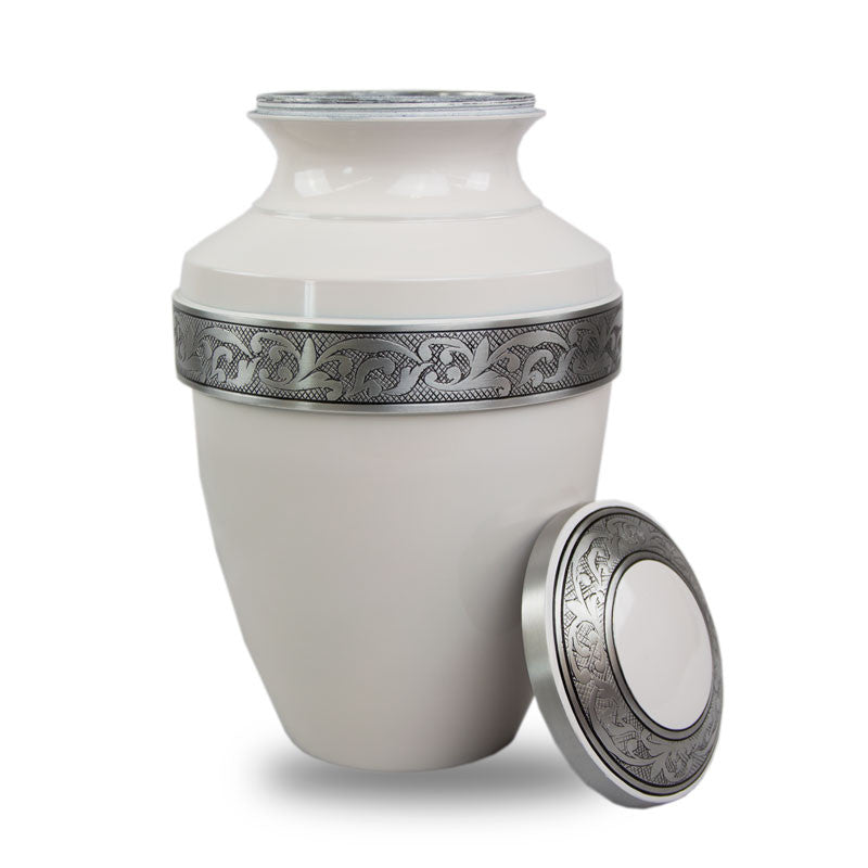 itn fl001 opened cremation urn for ashes