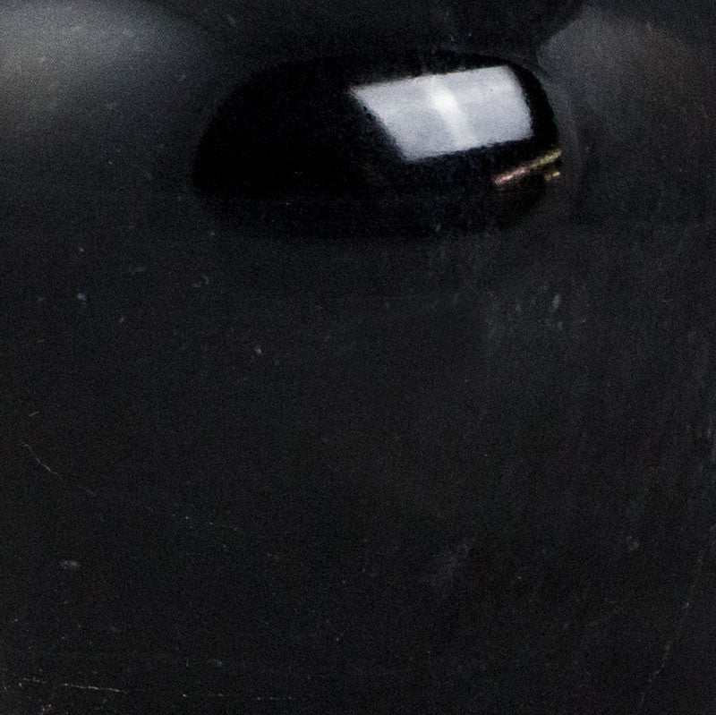 mc 208 black marble cremation urn for ashes detail close up