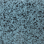 two tone light blue classic cremation urn keepsake close up